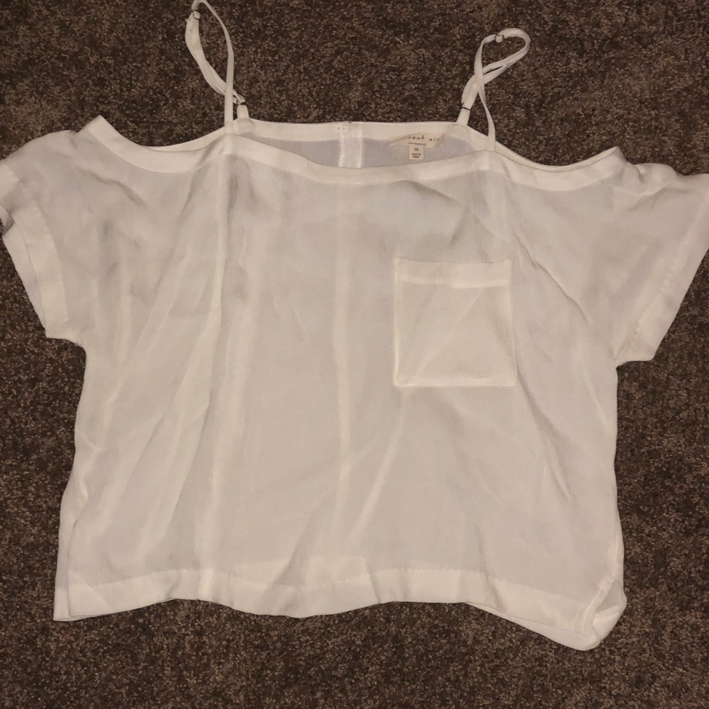 White off the shoulder blouse